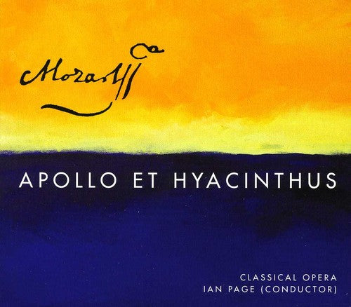 Mozart: Apollo et Hyacinthus