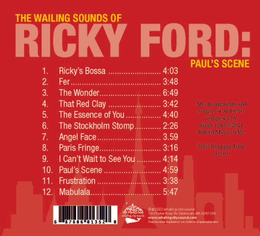 The Wailing Sounds Of Ricky Ford - Paul’S Scene  Ricky Ford, Mark Soskin, Jerome Harris, Barry Altschul