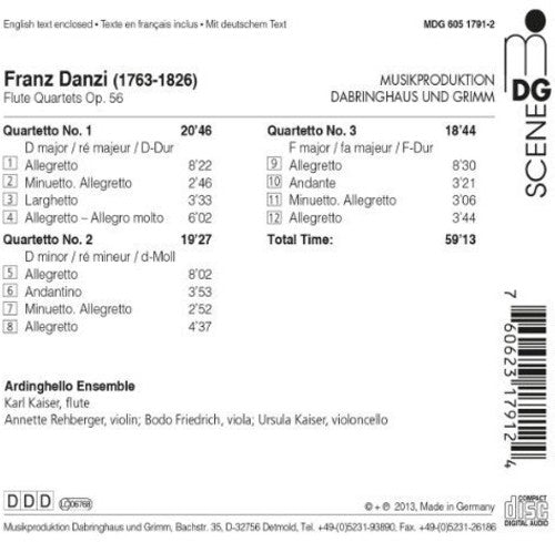 FLUTE QUARTETS OP. 56