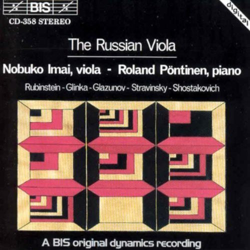 RUBINSTEIN / GLINKA / GLAZUNOV / STRAVINSKY / SHOSTAKOVICH: