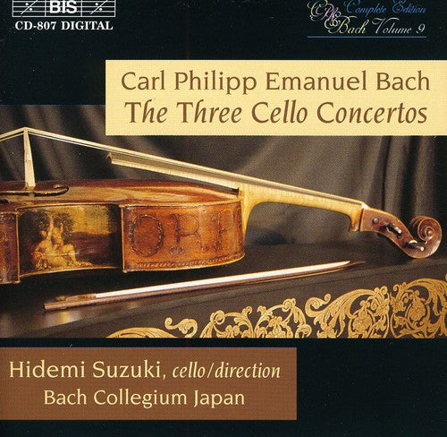 BACH, C.P.E.: Cello Concertos