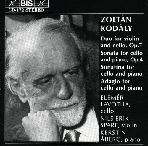 KODALY: Duo for violin and cello / Cello Sonatas / Adagio fo