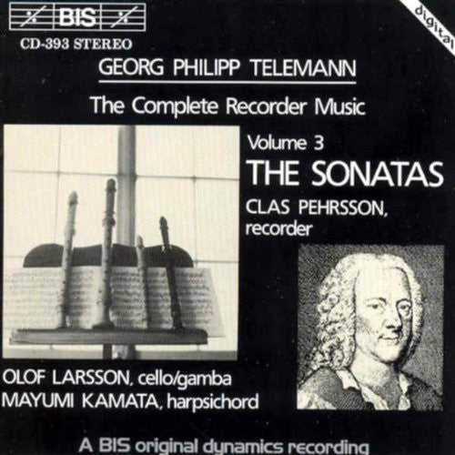 TELEMANN: Complete Recorder Music, Vol. 3