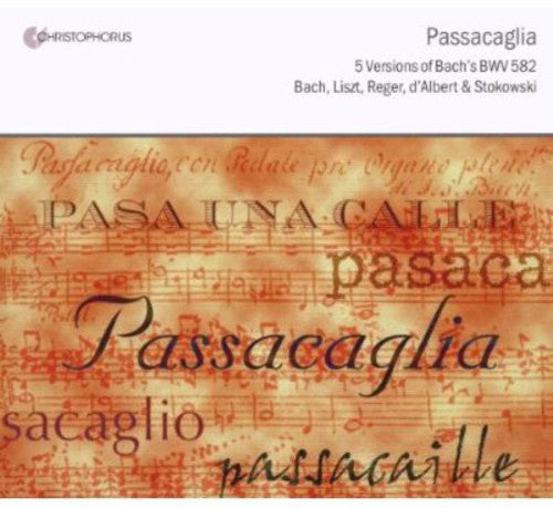 Bach, J.S.: Passacaglia and Fugue in C Minor, Bwv 582