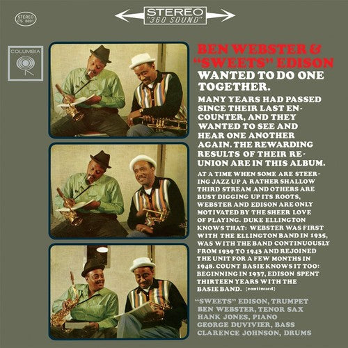 BEN WEBSTER & SWEETS EDISON