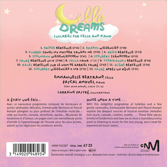 CELLO DREAMS BERCEUSES POUR VIOLONCELLE ET PIANO
