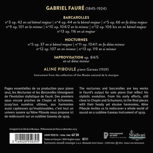 FAURE: NOCTURNES & BARCAROLLES