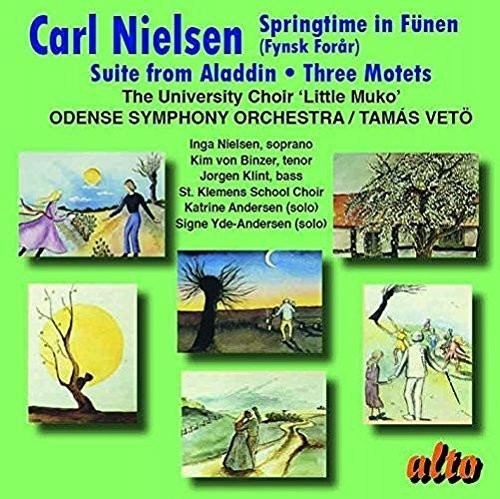 Nielsen: Springtime in Funen, Suite from Aladdin & 3 Motets / Veto, Odense Symphony