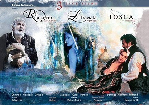 3 Live Films: Rigoletto in Mantua - La Traviata in Paris - T