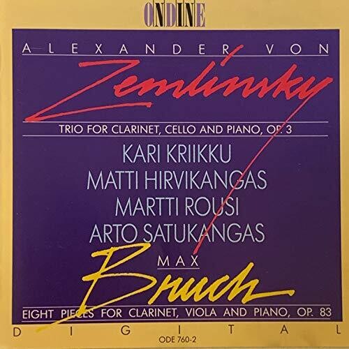 Zemlinsky, A. Von: Trio for Clarinet, Cello and Piano in D M