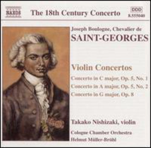 Saint-Georges: Violin Concertos, Vol. 1