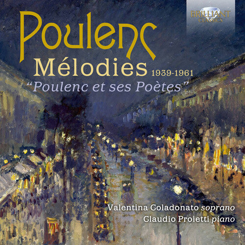 Mélodies - Poulenc et ses poètes