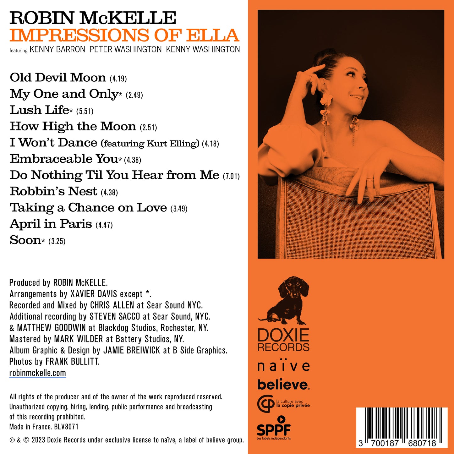 Impressions Of Ella / Robin McKelle