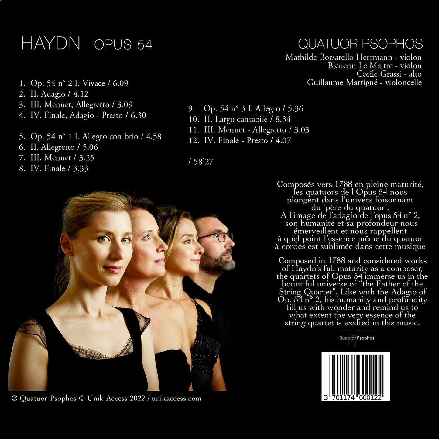 Haydn: Opus 54