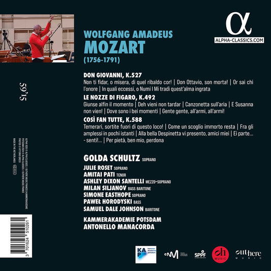 Mozart, You Drive Me Crazy!  Golda Schultz, Antonello Manacorda, Kammerakademie Potsdam