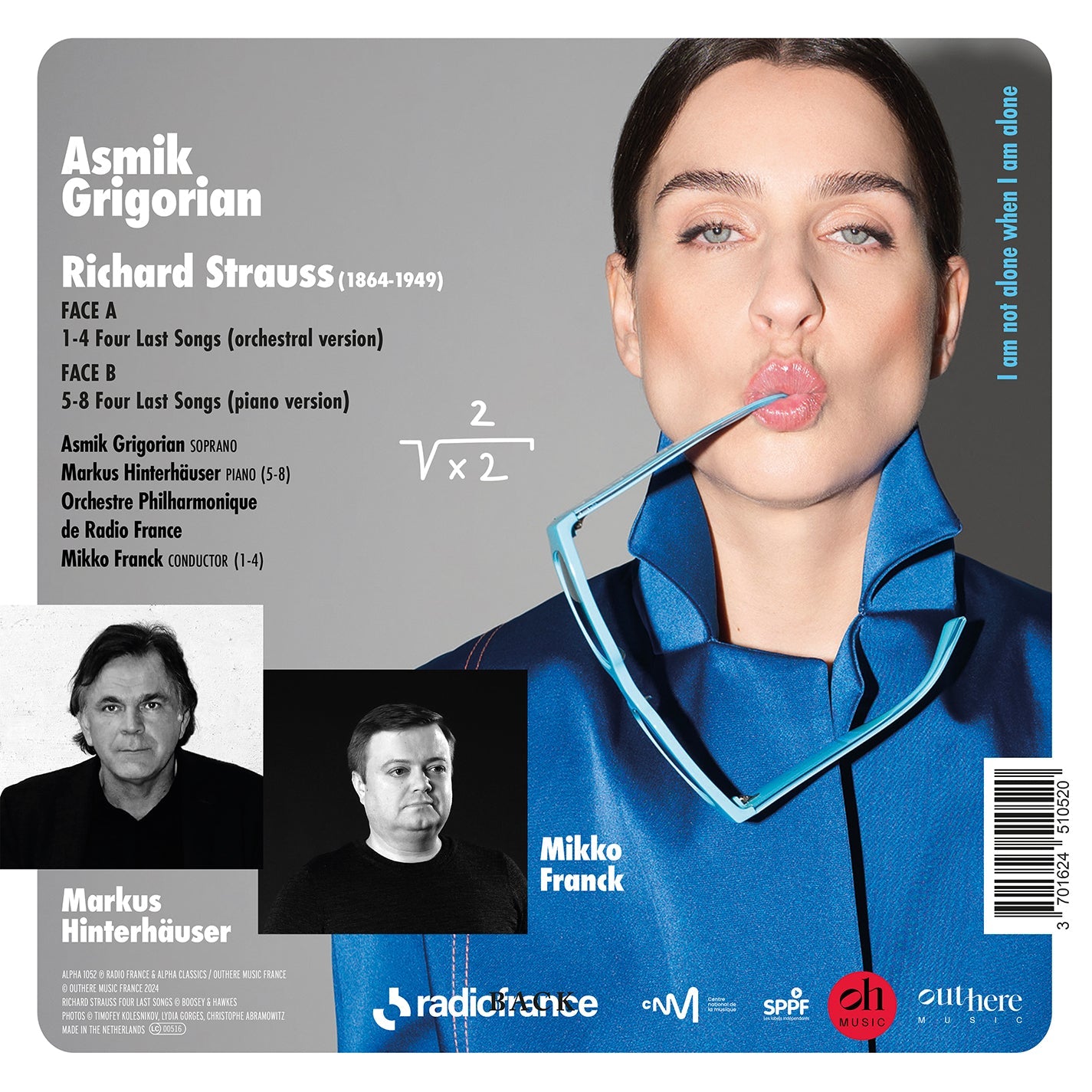Strauss: Four Last Songs - Laws Of Solitude  Asmik Grigorian, Mikko Franck, Orchestre Philharmonique De Radio France, Markus Hinterhauser