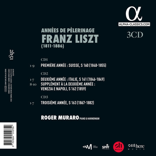 Liszt: Annees de pelerinage