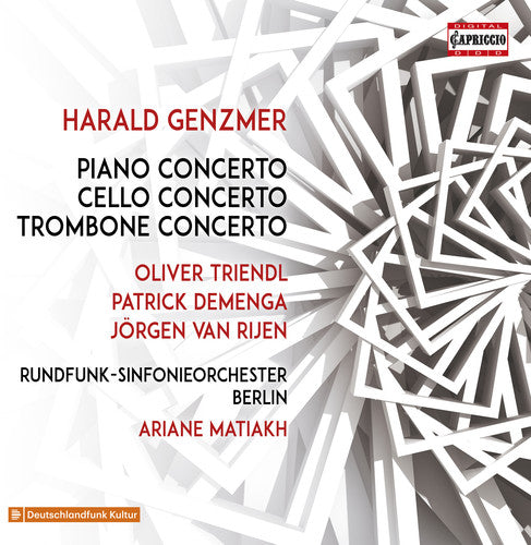 Genzmer: Piano Concerto No. 1, Cello Concerto & Trombone Con
