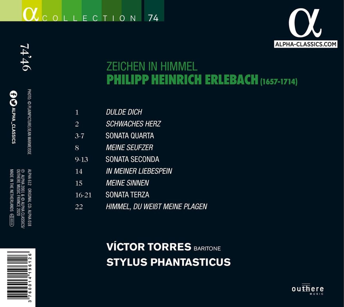 Erlebach: Zeichen Im Himmel (Alpha Collection)