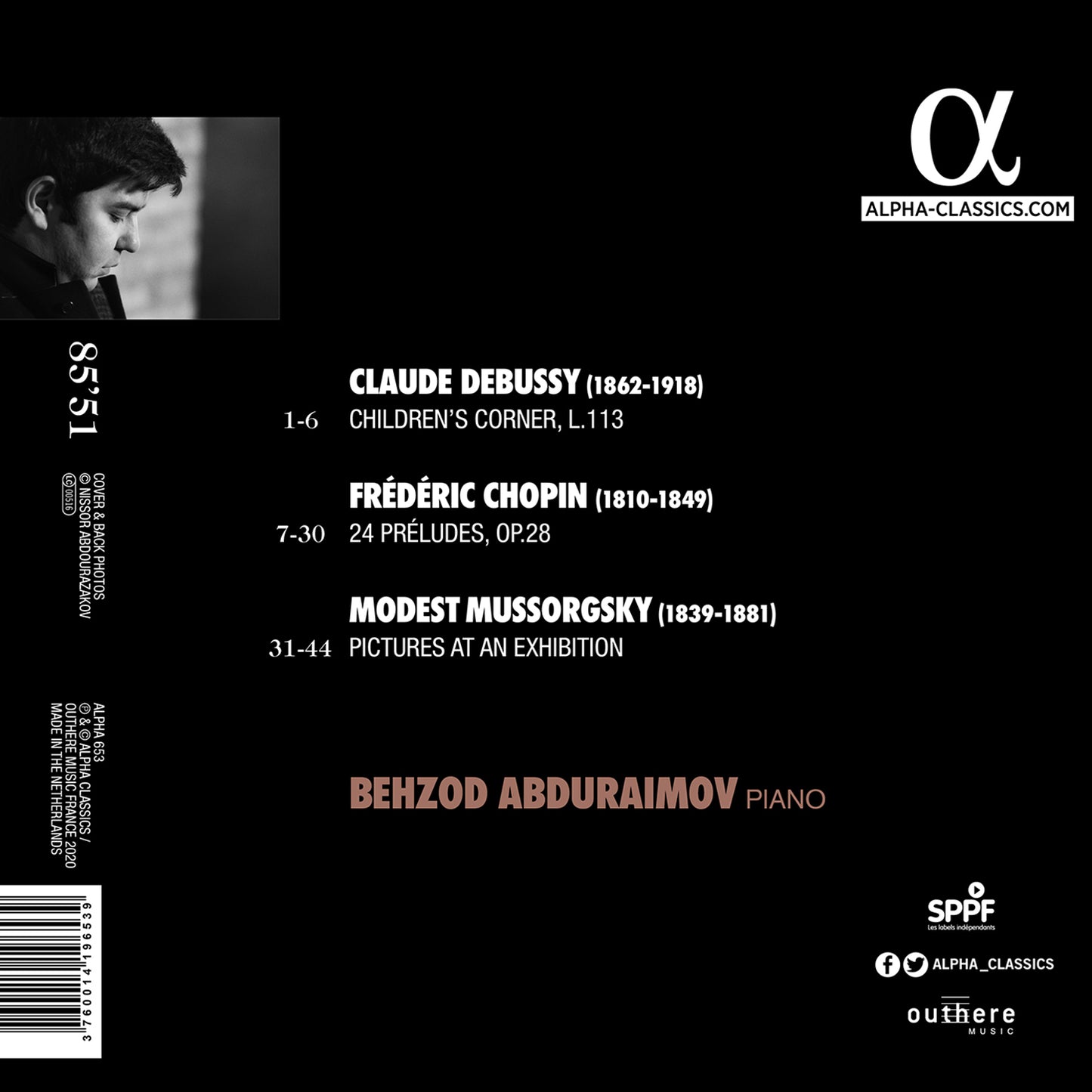 Debussy / Chopin / Mussorgsky: Abduraimov, Behzod