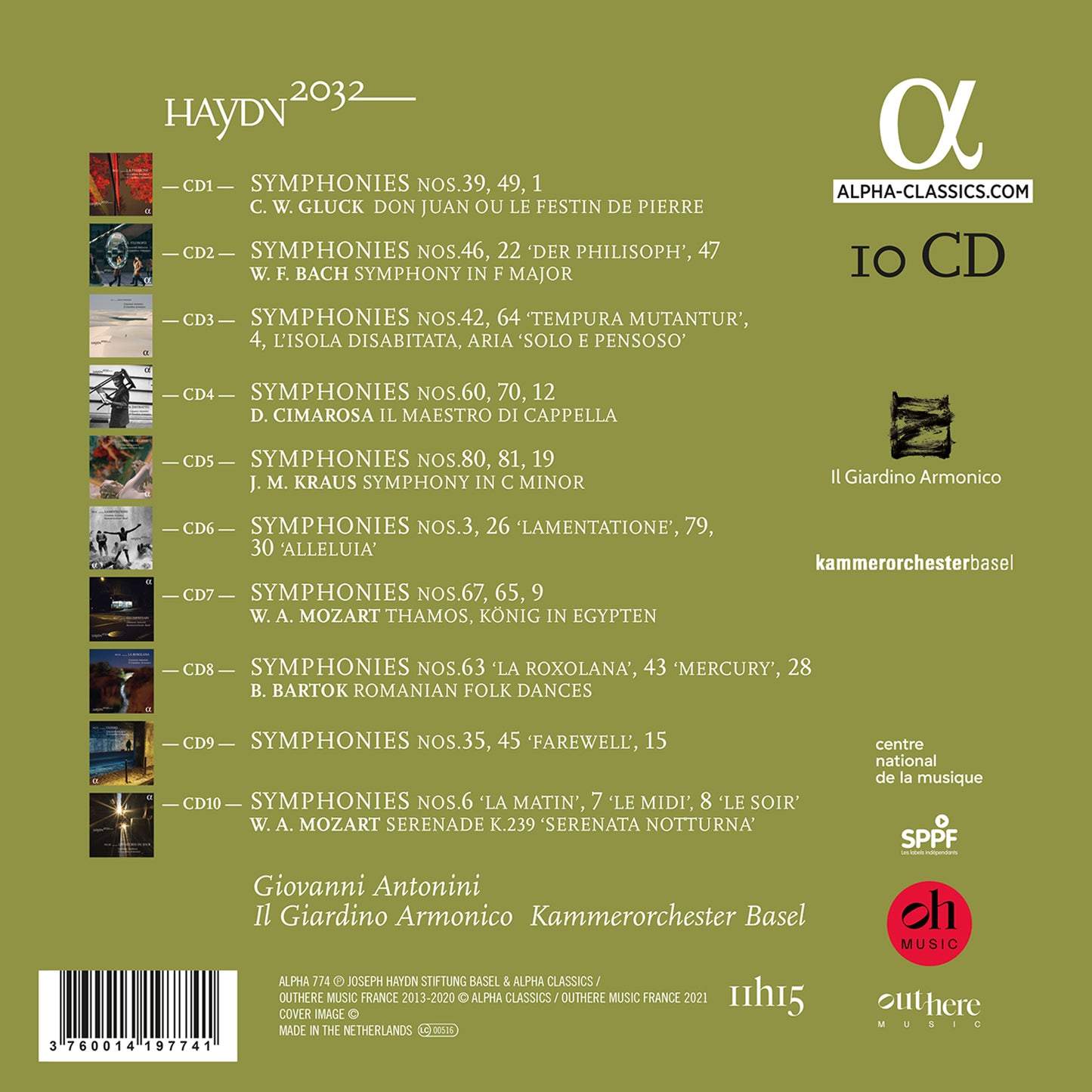 Haydn 2032, Vol. 1-10: The Symphonies