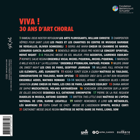 Viva! 30 Ans D'Art Choral