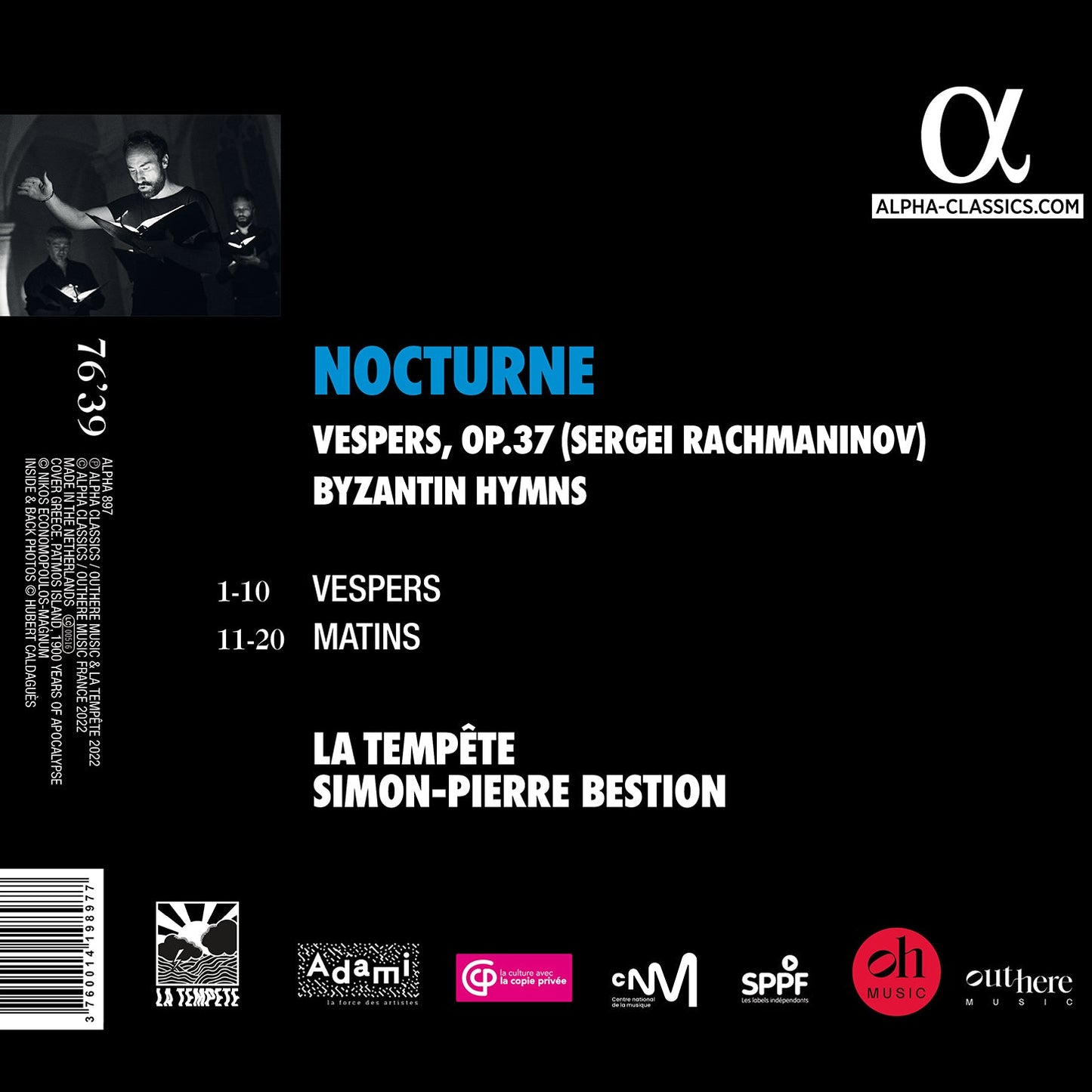 Rachmaninoff: Nocturne - Vespers & Byzantine Hymns