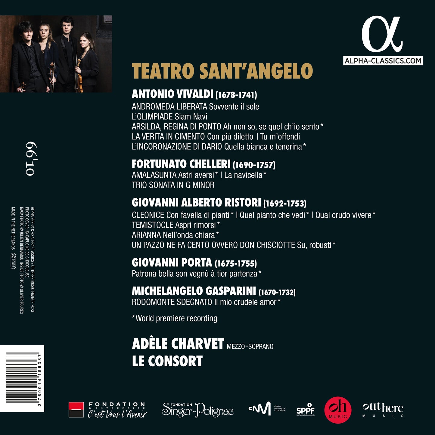 Vivaldi, Chelleri & Ristori: Teatro Sant'Angelo