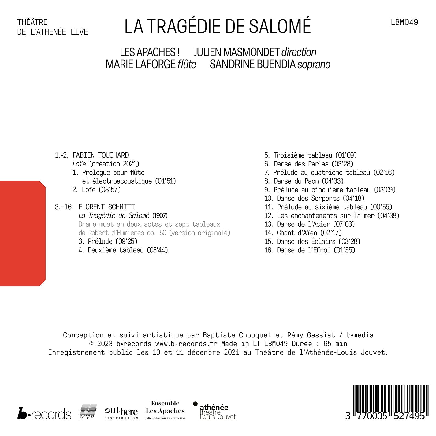 Schmitt & Touchard: La Tragedie de Salome