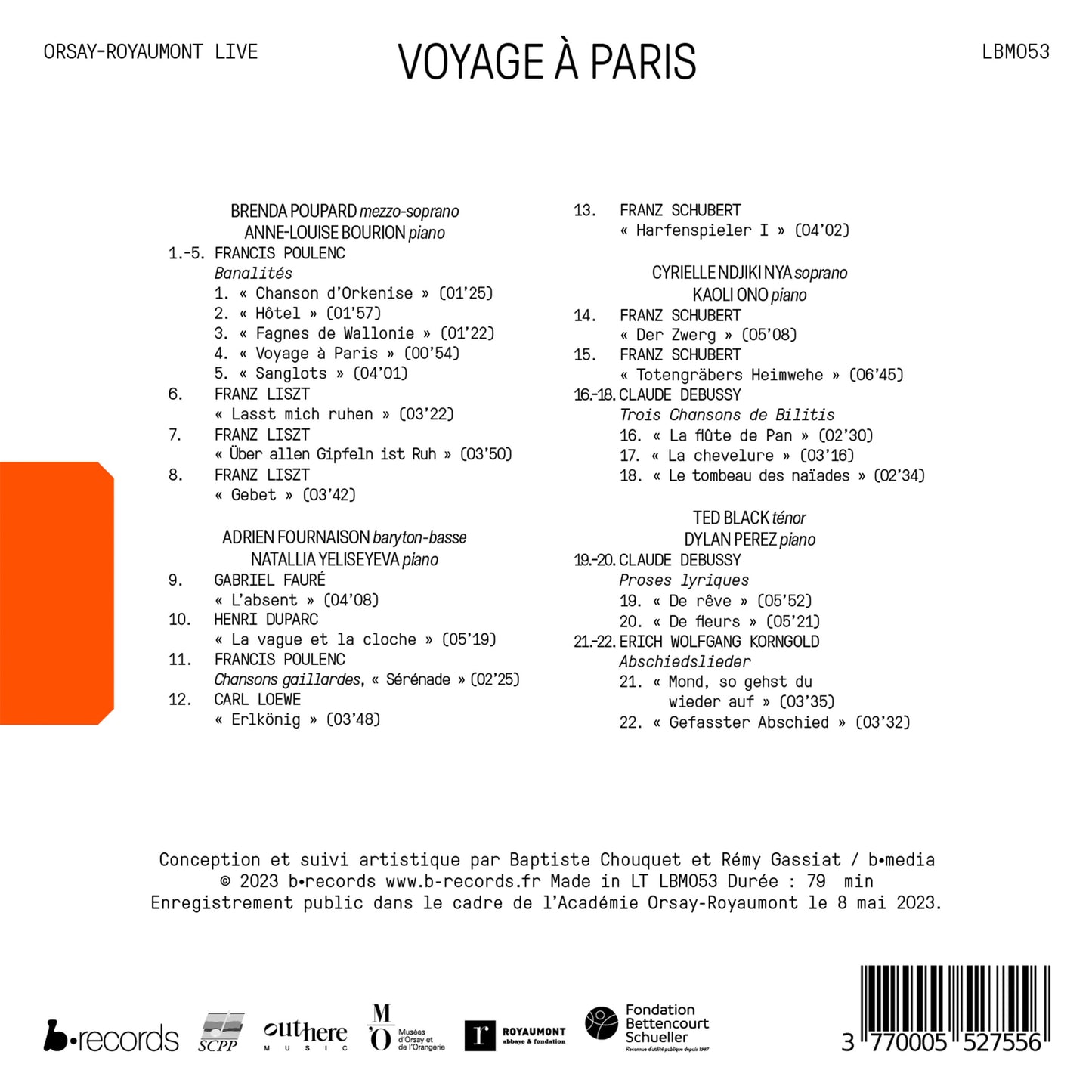 Voyage A Paris (Live) / Various Artists