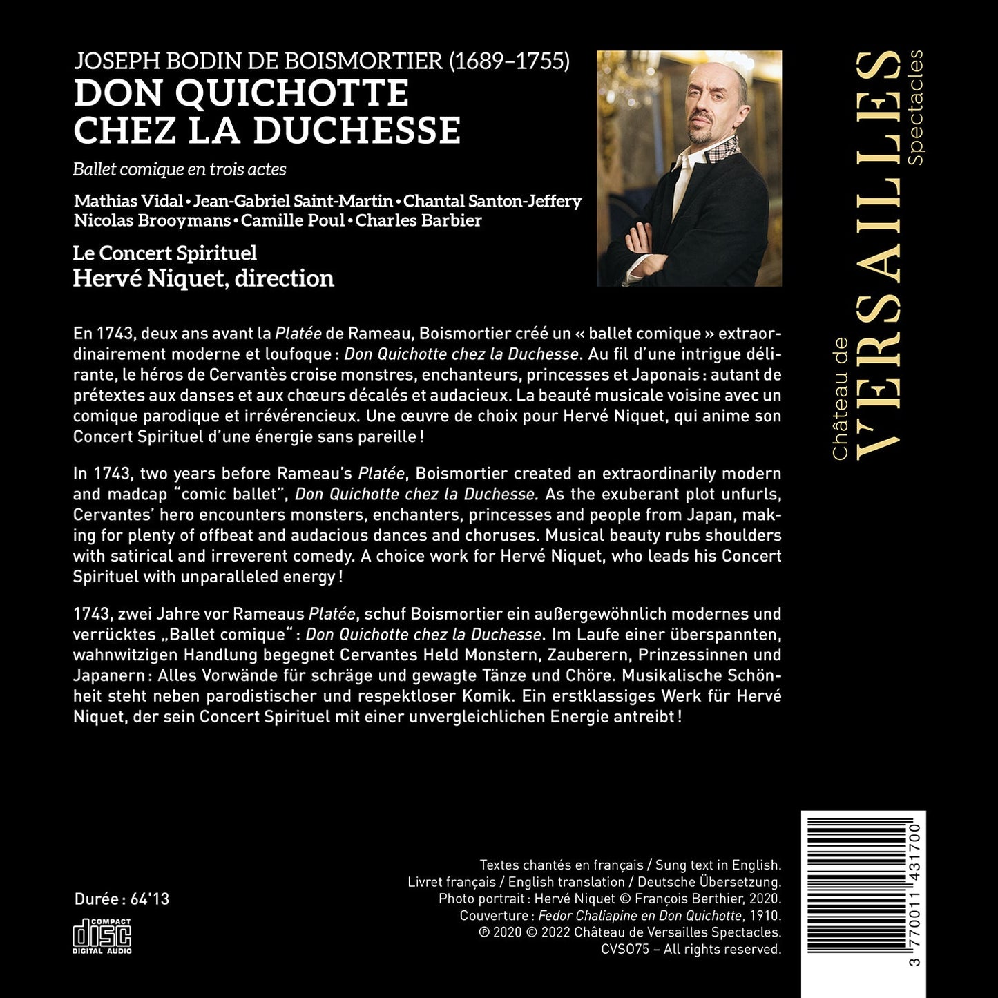 Boismortier: Don Quichotte chez la Duchesse
