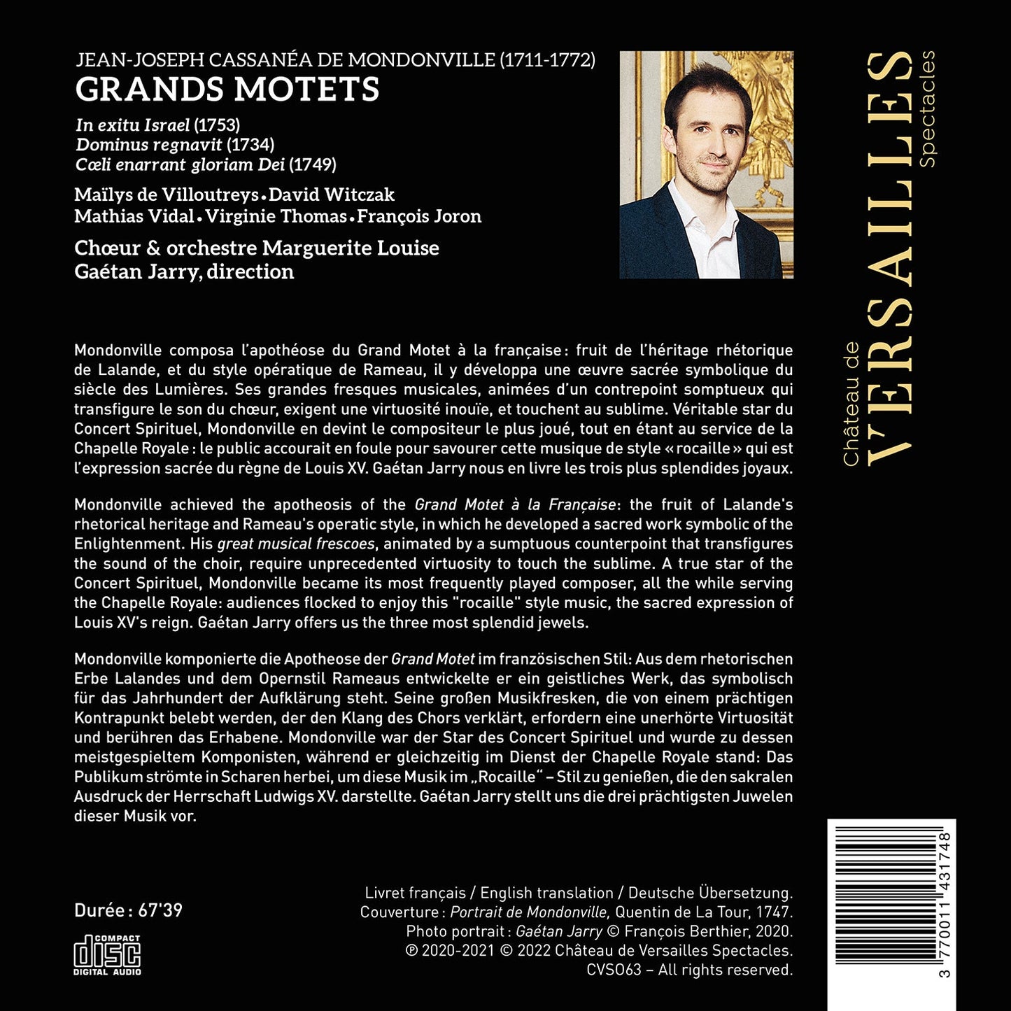 Mondonville: Grands Motets