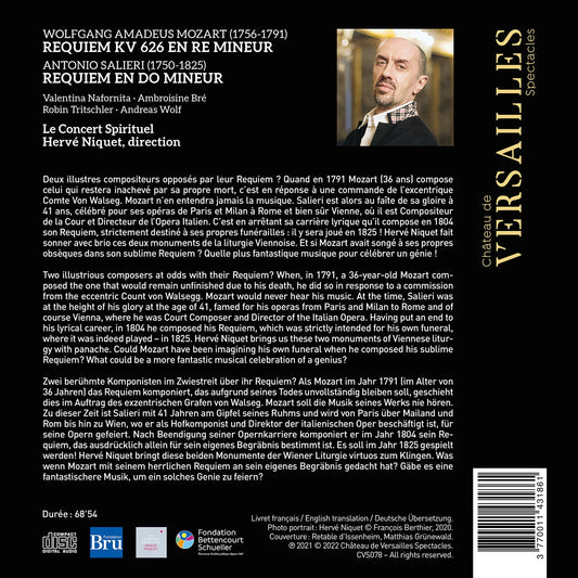 Mozart & Salieri: Requiem  Herve Niquet, Le Concert Spirituel