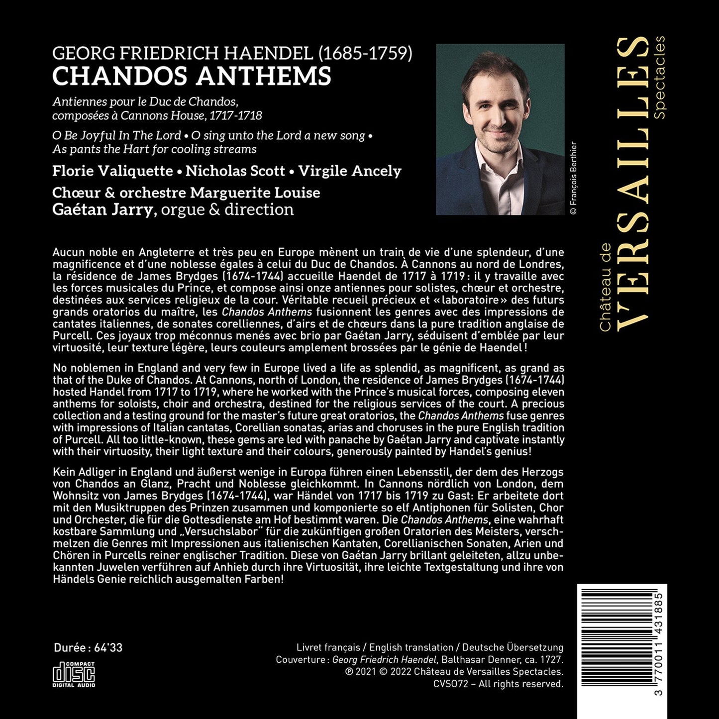 Handel: Chandos Anthems