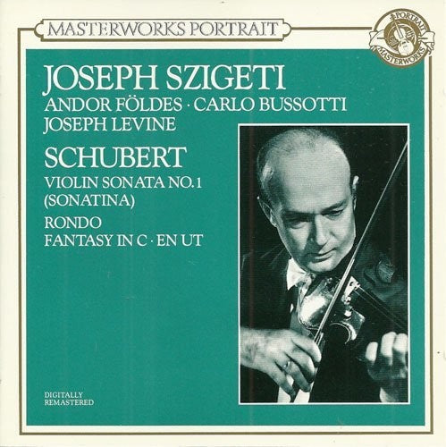 SCHUBERT: VIOLIN SONATA NO 1,