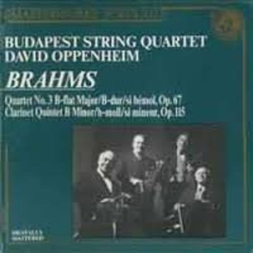 BRAHMS: STRING QUARTET NO 3, C