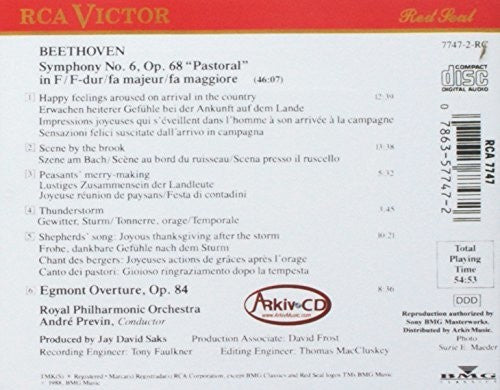 BEETHOVEN: SYMPHONY NO 6, EGMO