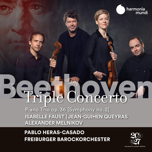 Beethoven: Triple Concerto; Piano Trio, Op. 36 / Faust, Queyras, Melnikov, Heras-Casado, Freiburg Baroque