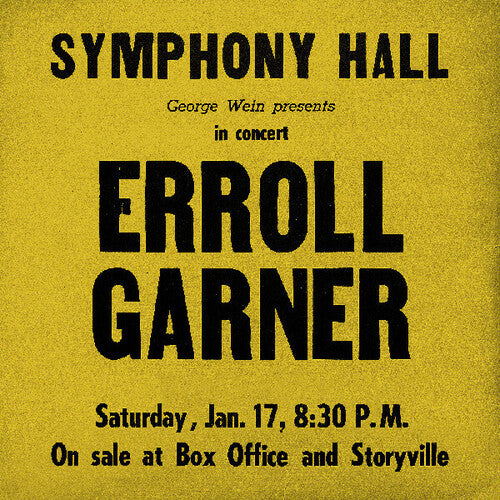 Symphony Hall Concert / Erroll Garner (LP)