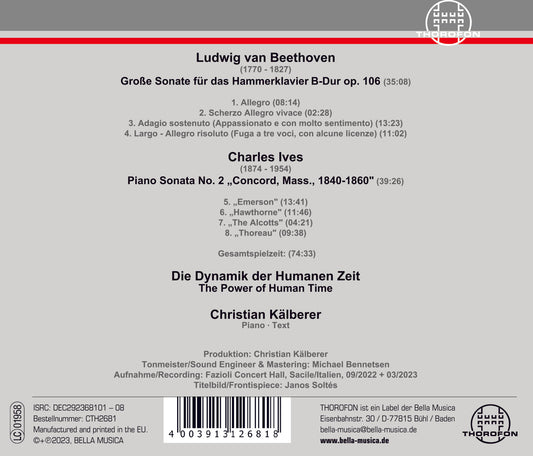 Beethoven: Hammerklaviersonate; Ives: Concorde Sonata