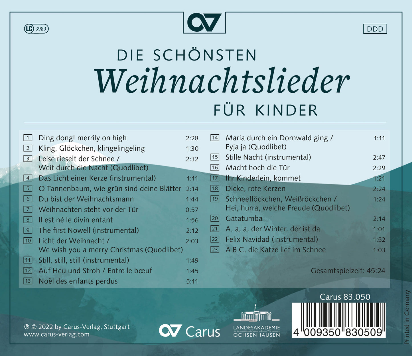 Die schonsten Weihnachstslieder fur Kinder