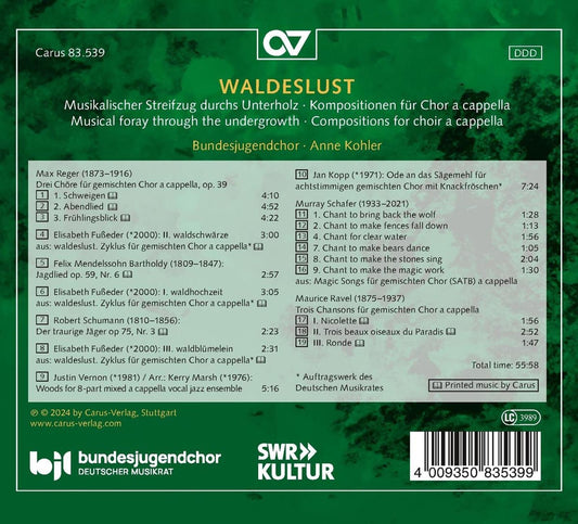 Waldeslust - Musical foray through the undergrowth, Composit