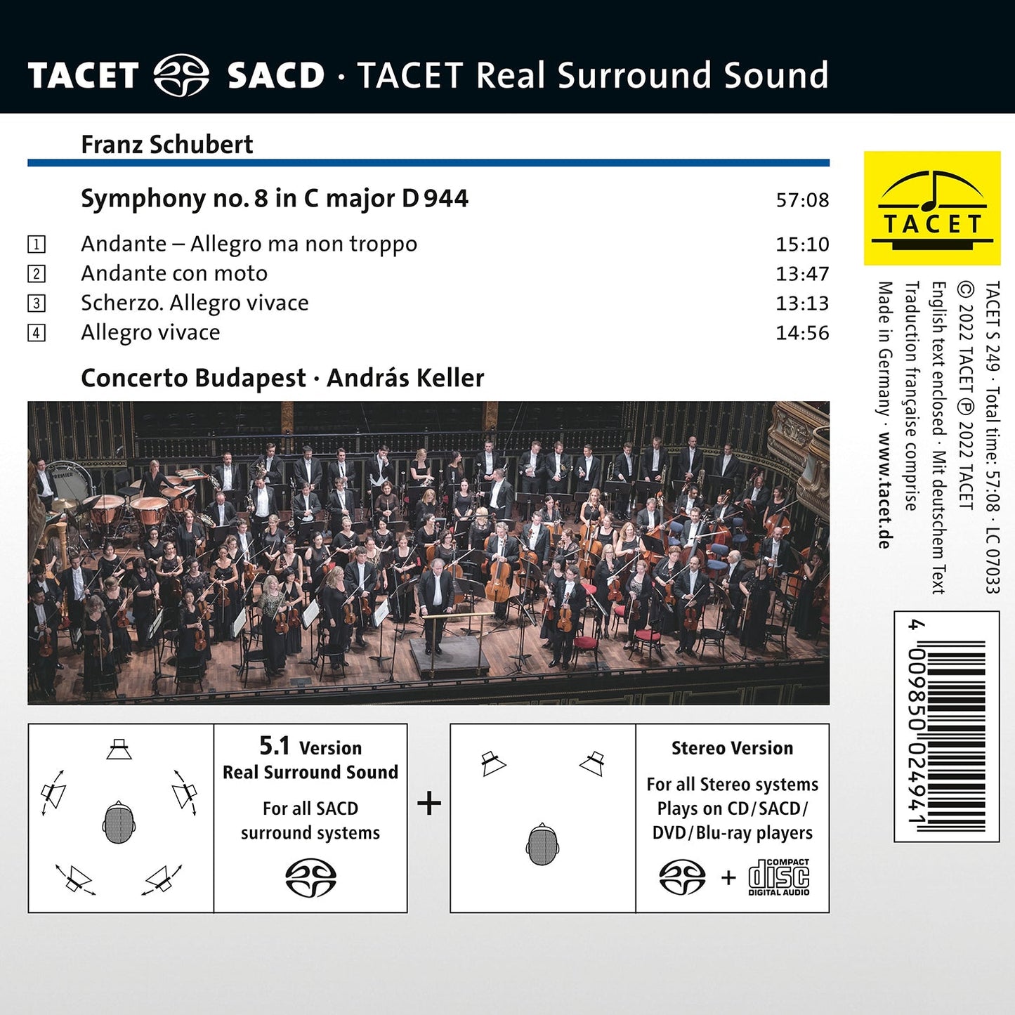 Schubert: Symphony No. 8 In C Major, D 944