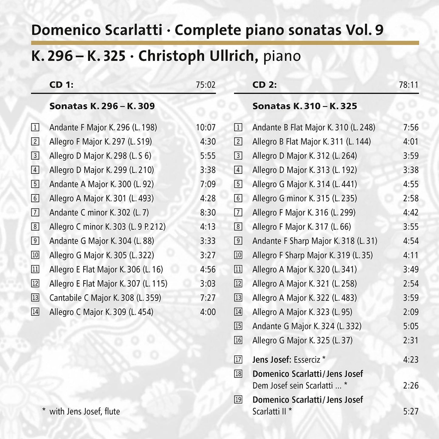 Scarlatti: Complete Piano Sonatas, Vol. 9