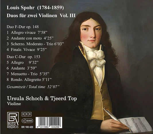 Spohr: Duos fur zwei Violinen, Vol. 3