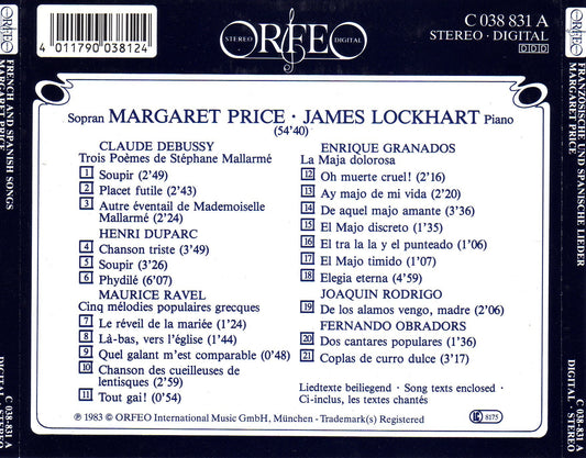 Lieder: Margaret Price