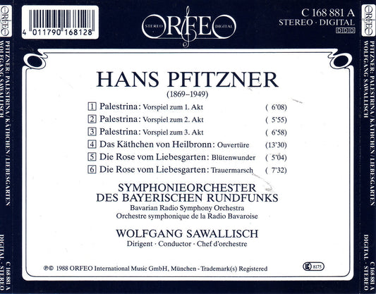 Pfitzner: Palestrina, WoO 17 & Vorspiele