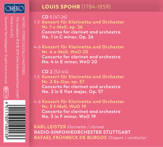 Spohr: The Clarinet Concertos