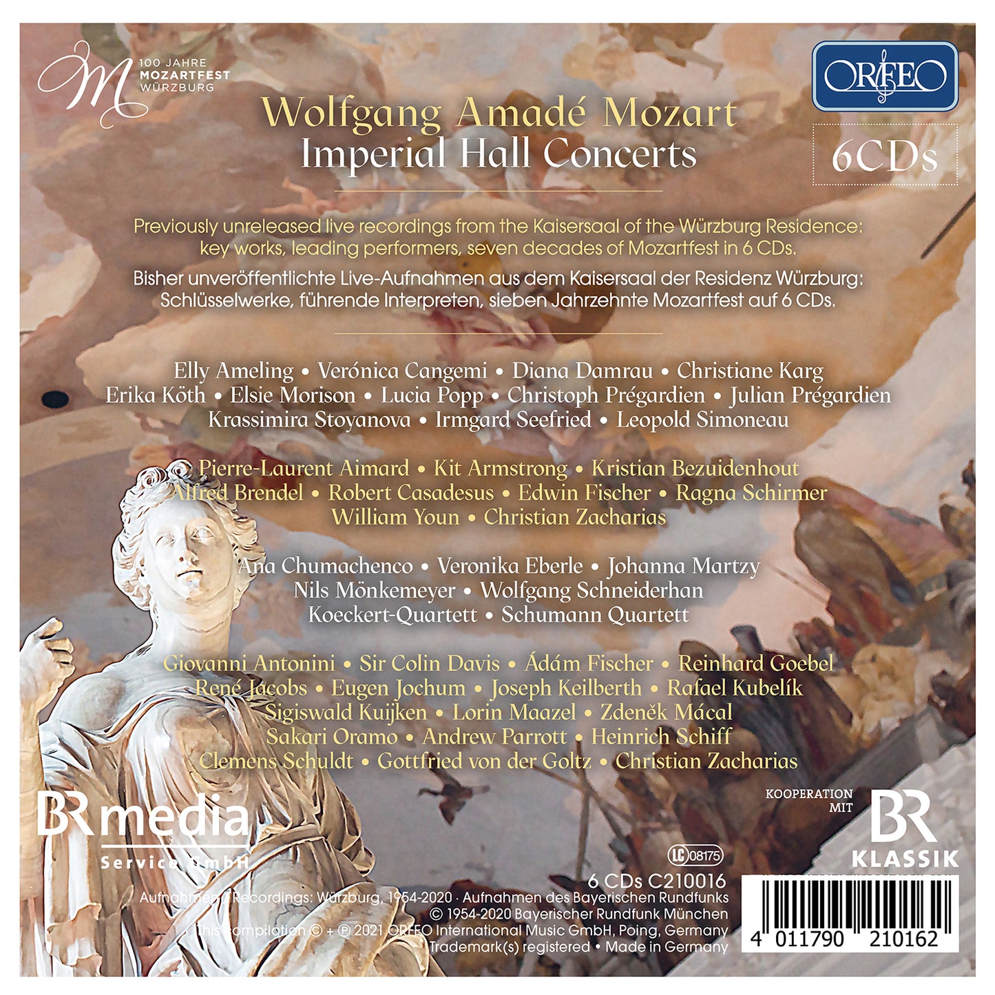 Wolfgang Amadé Mozart: Imperial Hall Concerts, 100Th Anniver