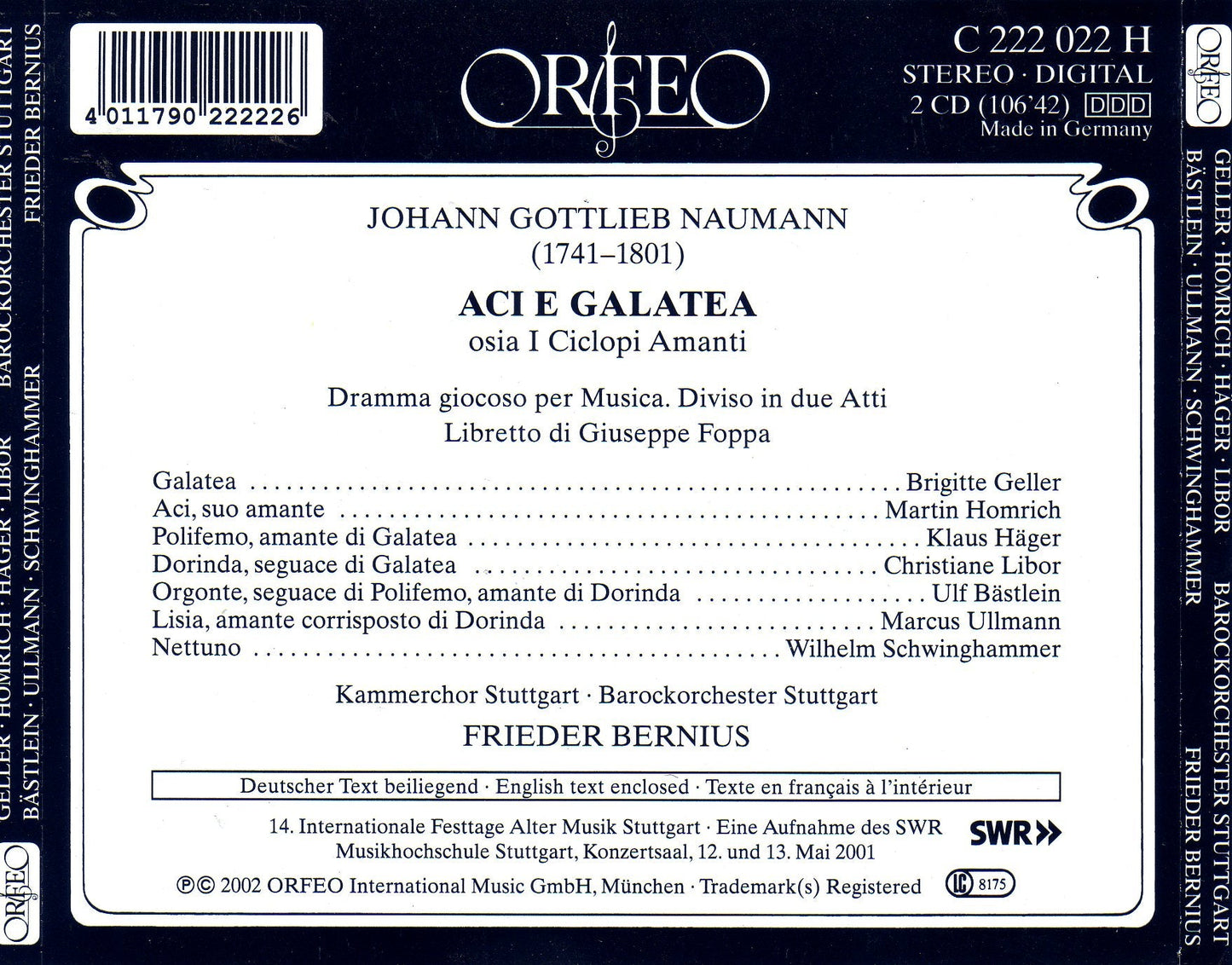 Naumann: Aci e Galatea